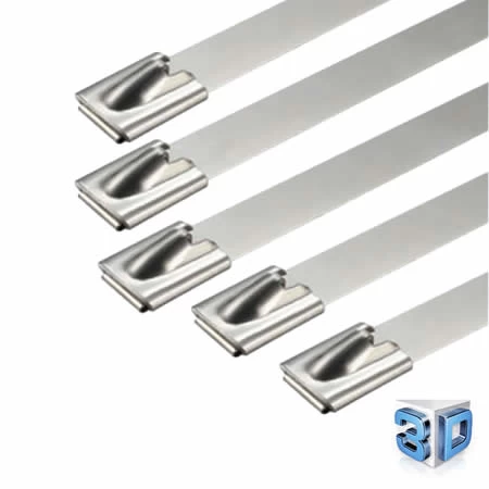 Metal Zip Ties  Stainless Steel Cable Ties - Self Locking 5 - 33